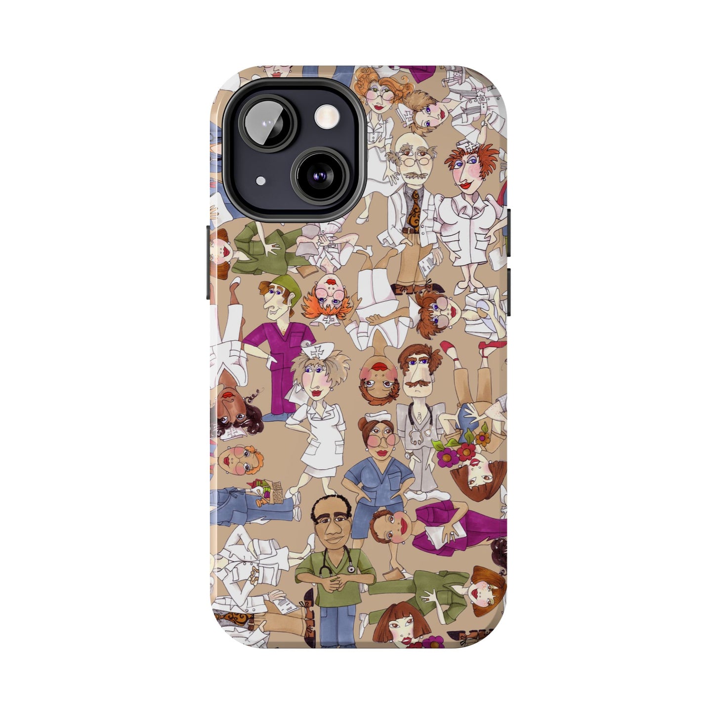Diverse Nurse Khaki Phone Case