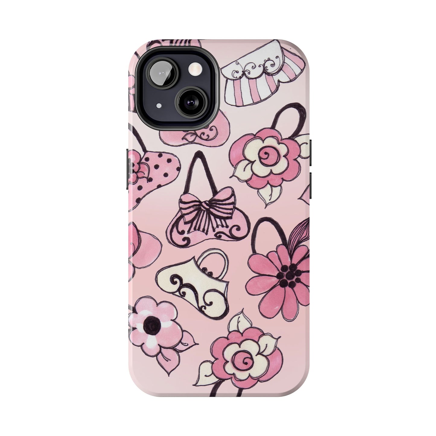 Cat Bags Pink Phone Case