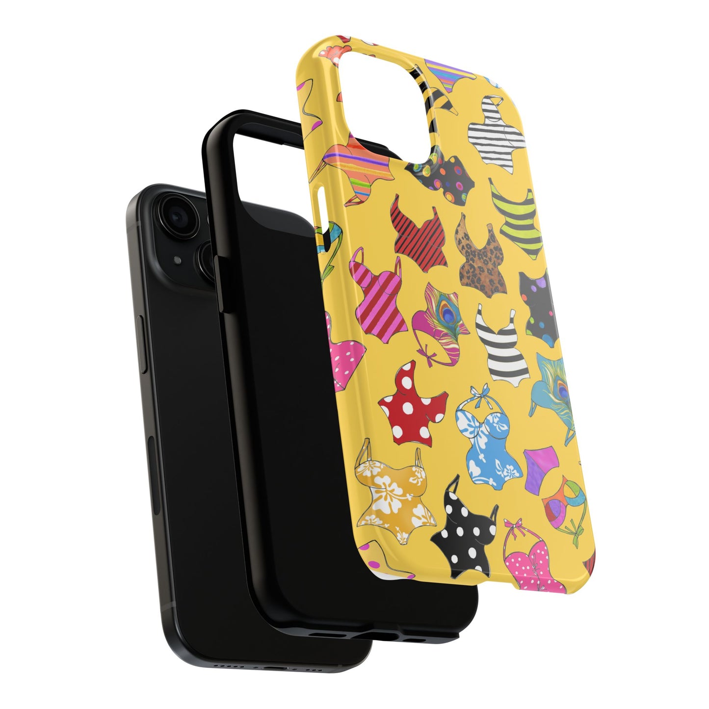 Assorted Suits Yellow Phone Case