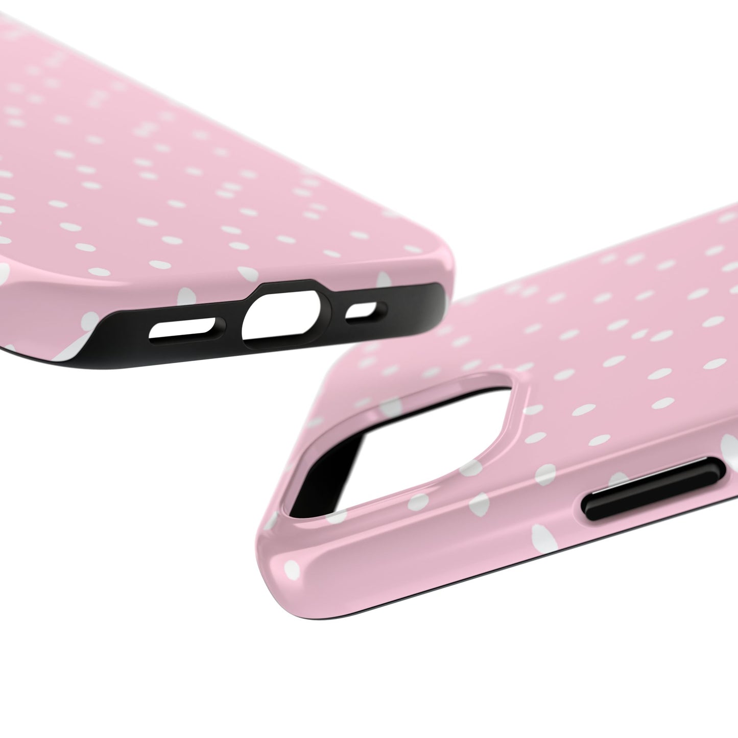 Space Dots Pink / White Phone Case