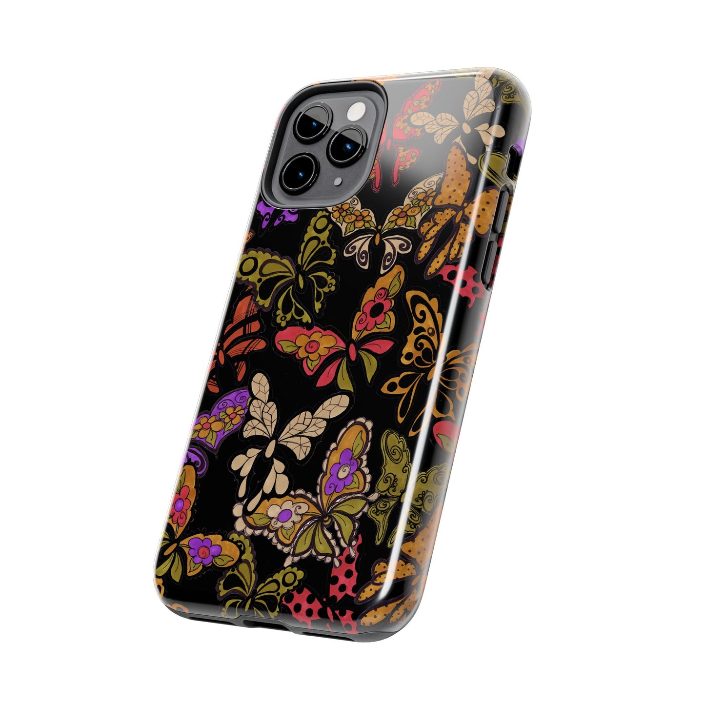 Flighty Black Phone Case