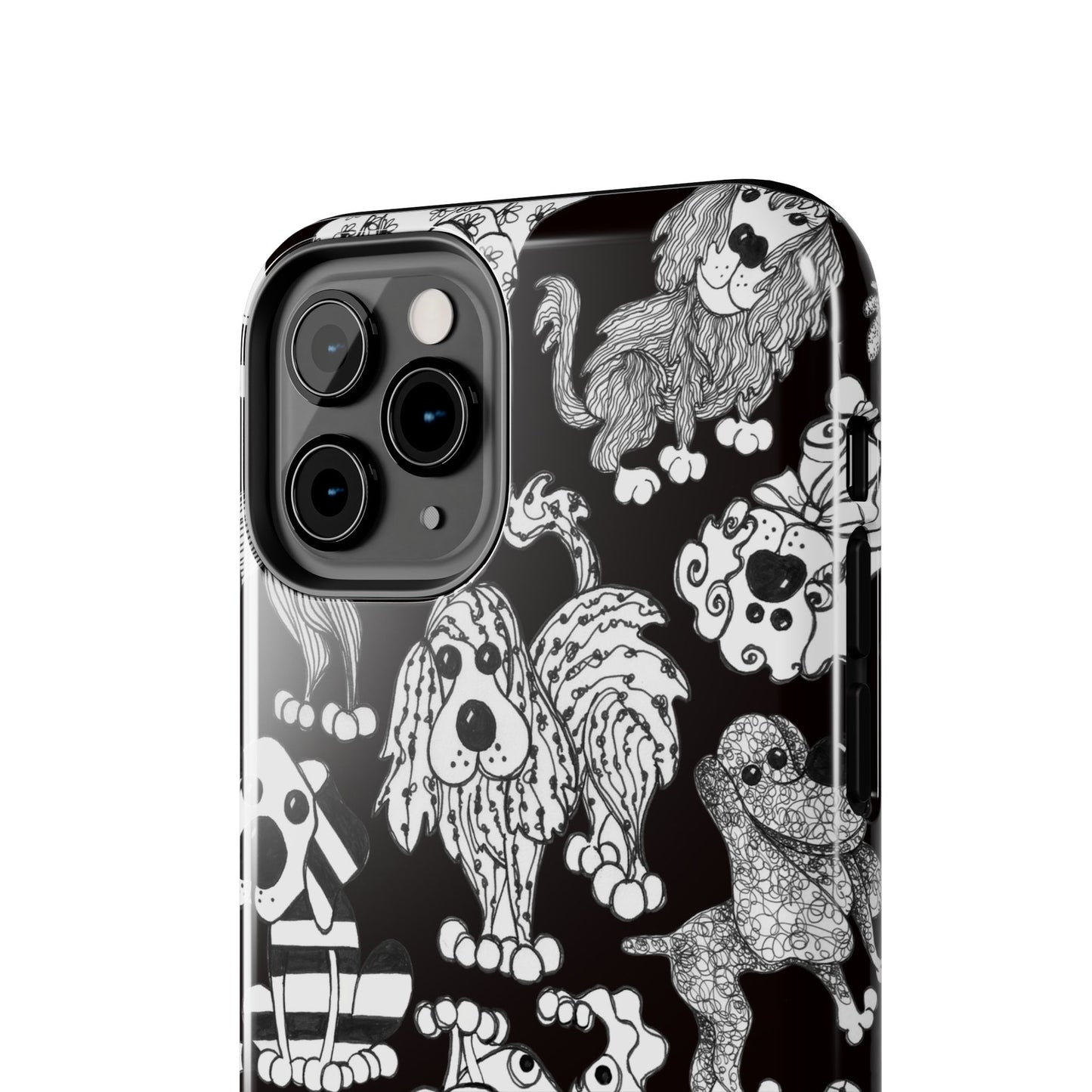 Dear Doggies Black Phone Case
