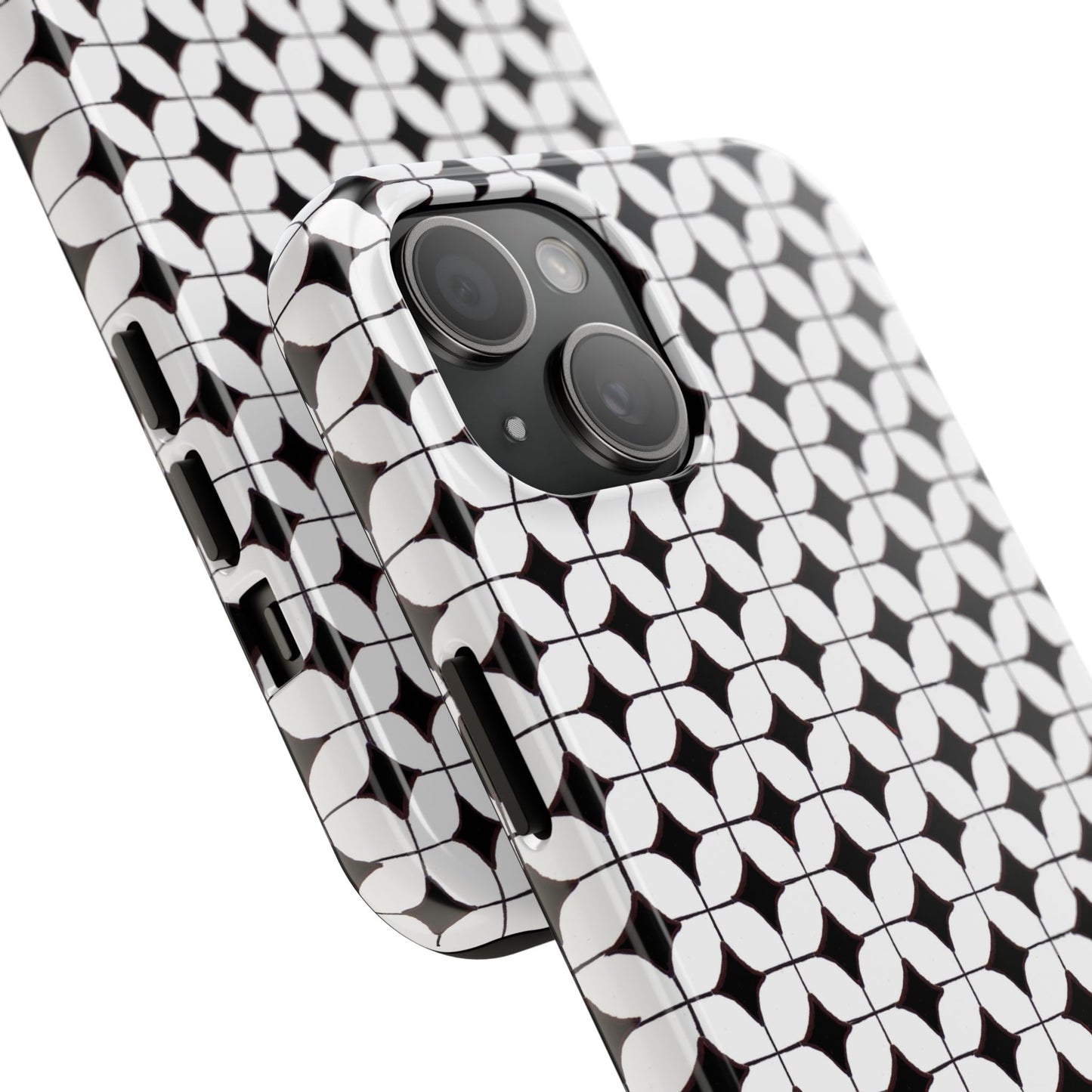 Tile-ish Black Phone Case