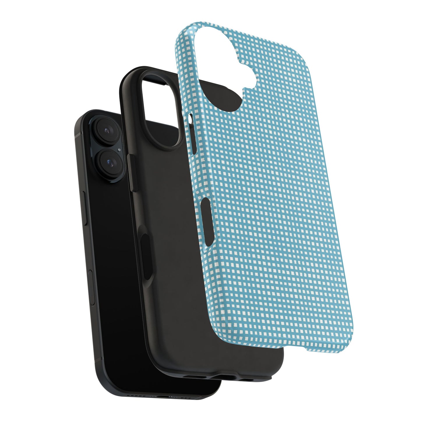 Chipper Check Turquoise Phone Case