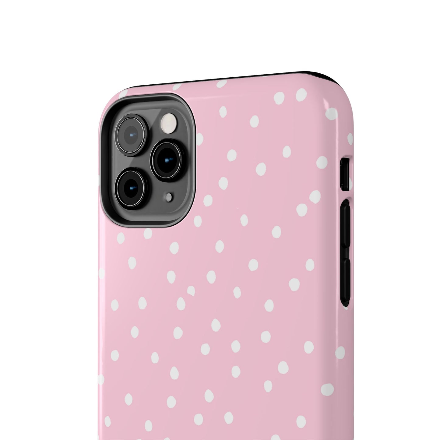 Space Dots Pink / White Phone Case