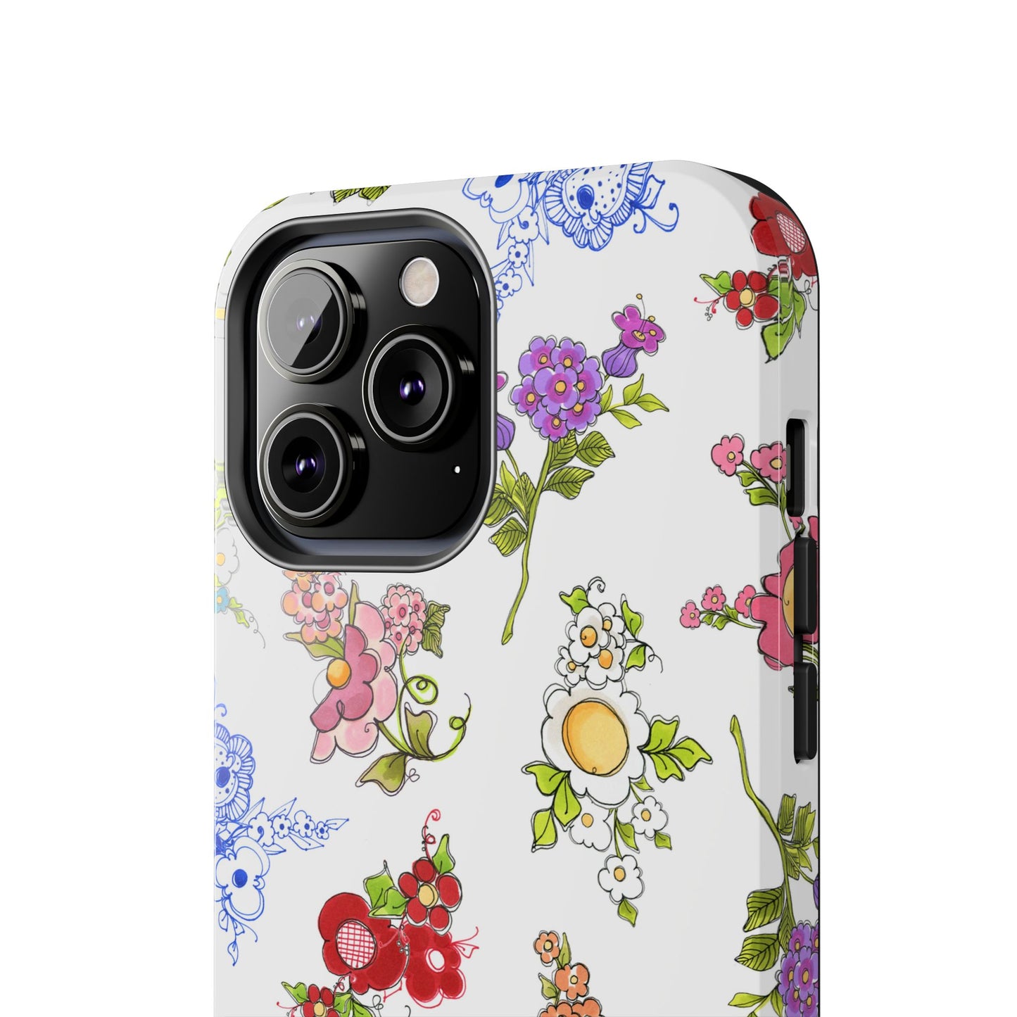 Mixed Bouquets White Phone Case