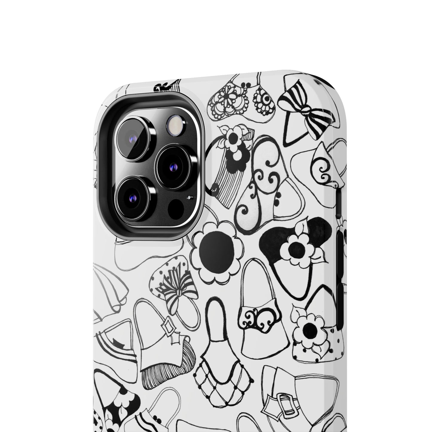 Handbags White / Black Phone Case