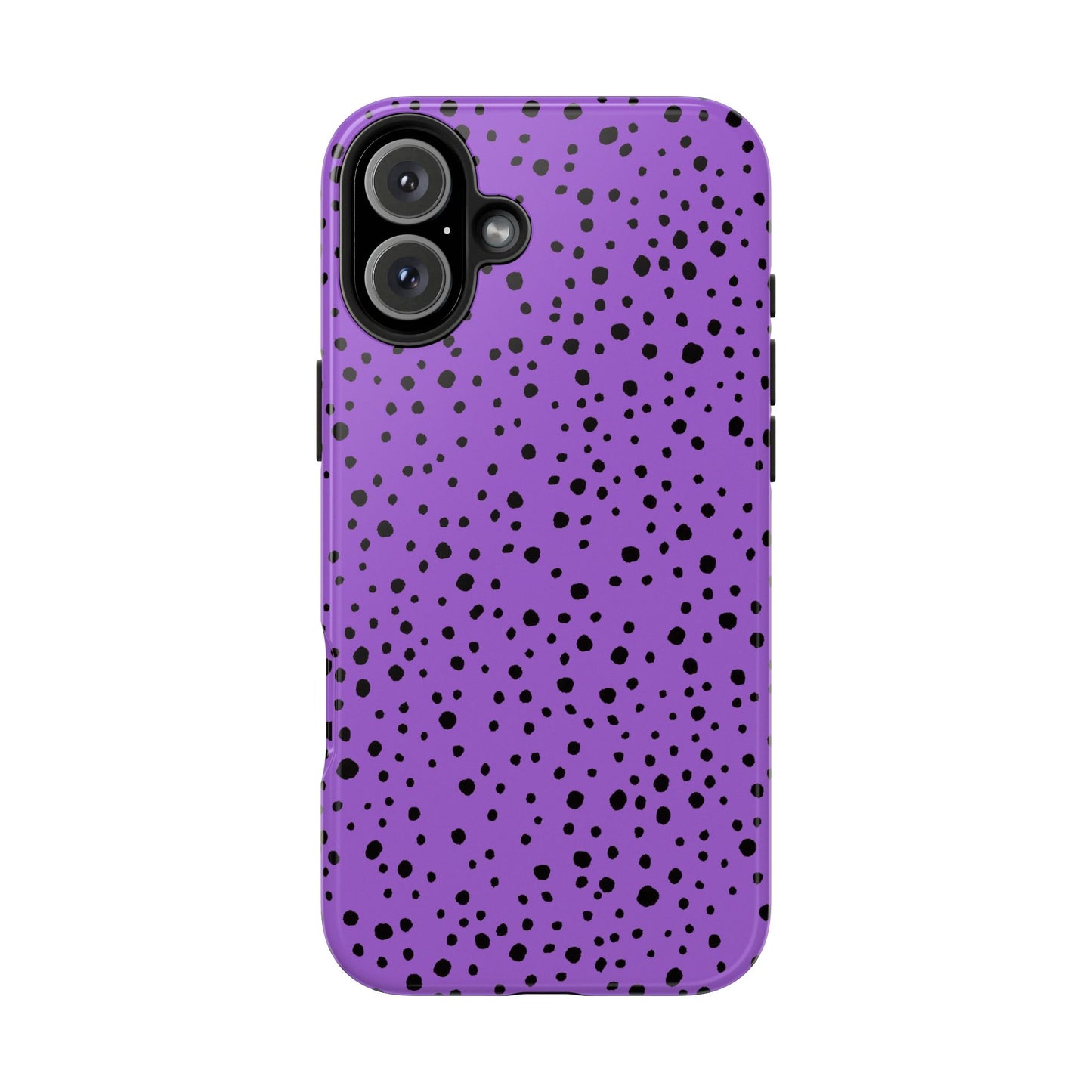 Pepper Dots Purple / Black Phone Case