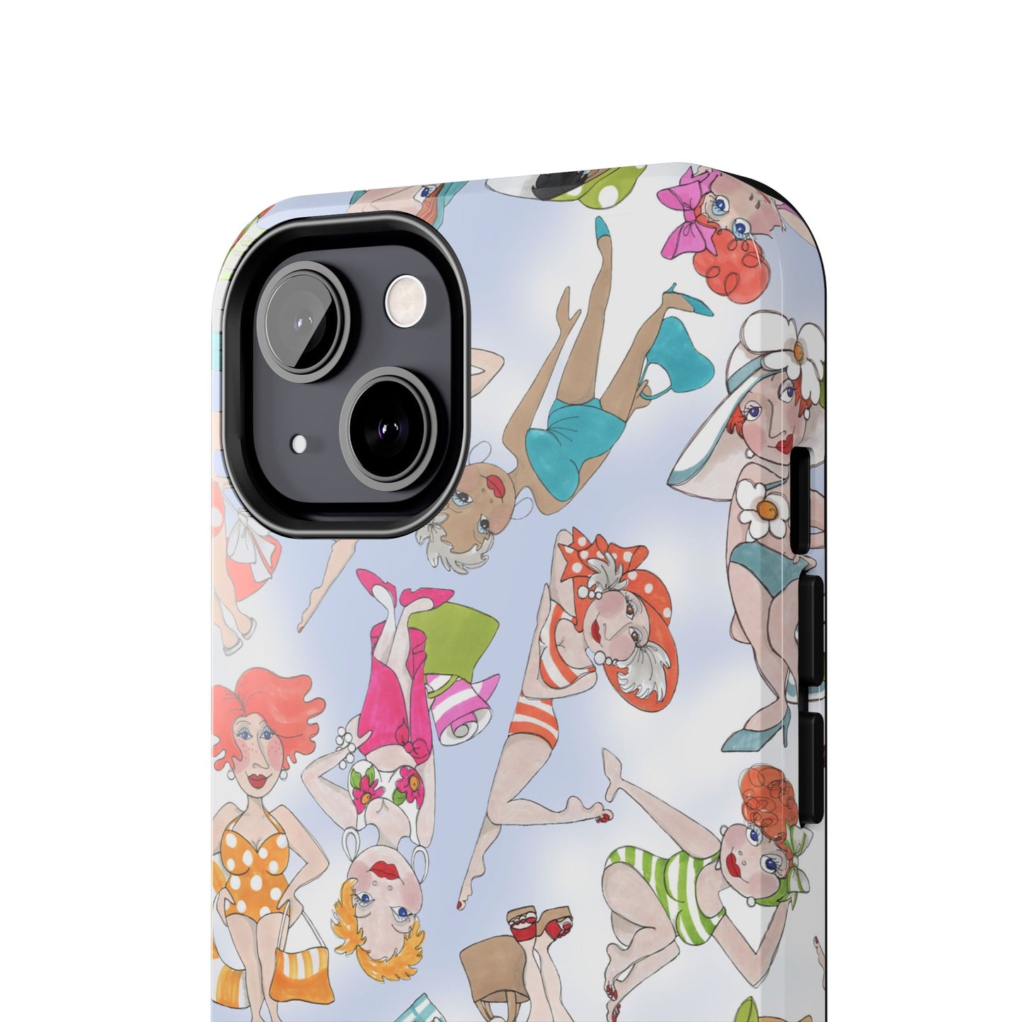Tossed Fashionistas Phone Case