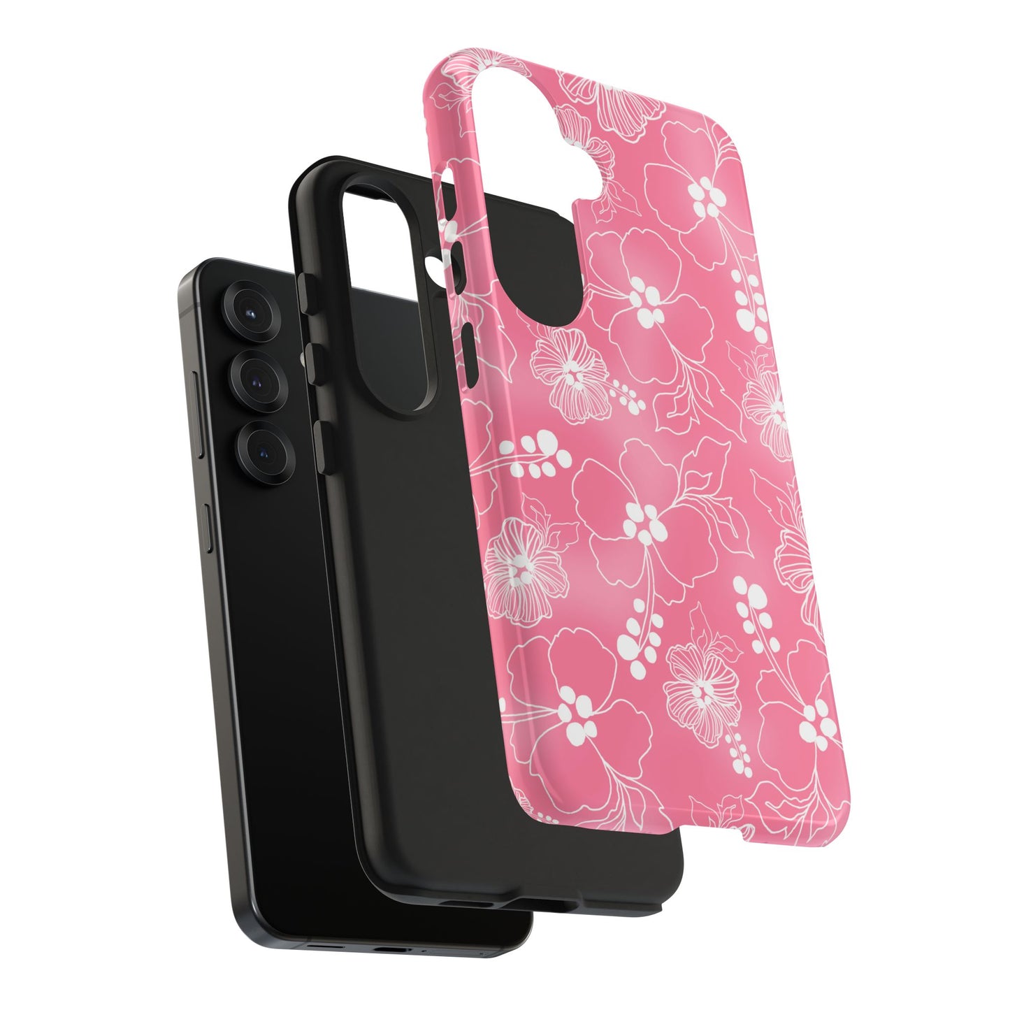 Lacey Hibiscus Pink Phone Case