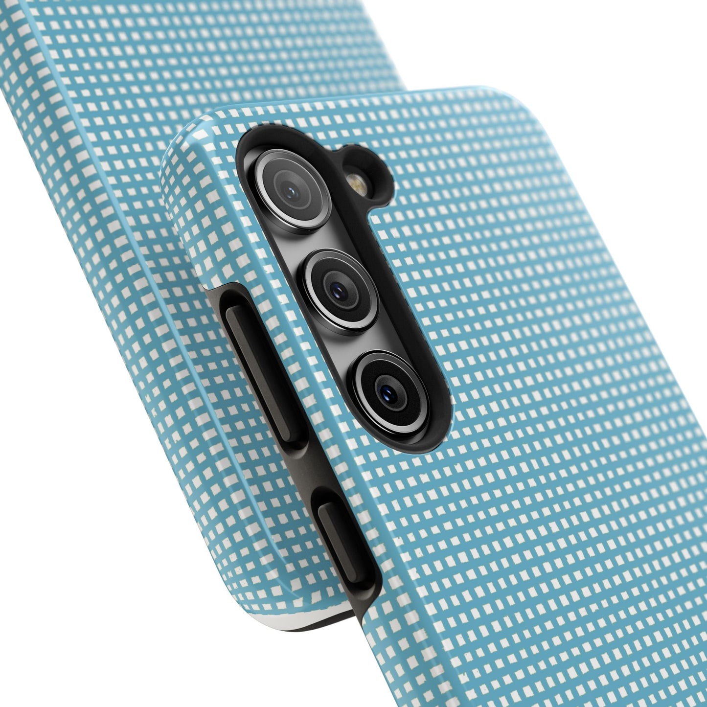 Chipper Check Turquoise Phone Case