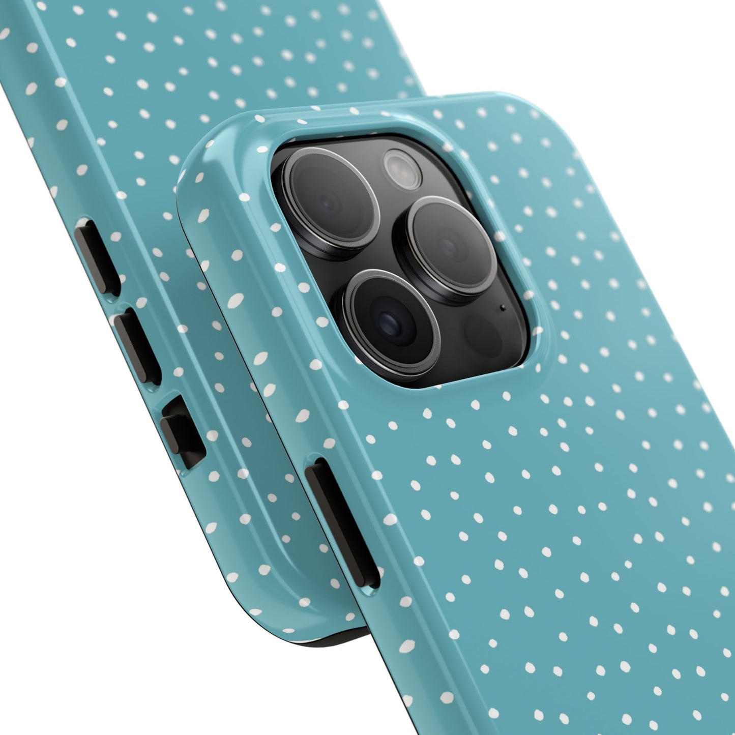 Dinky Dots Turquoise / White Phone Case
