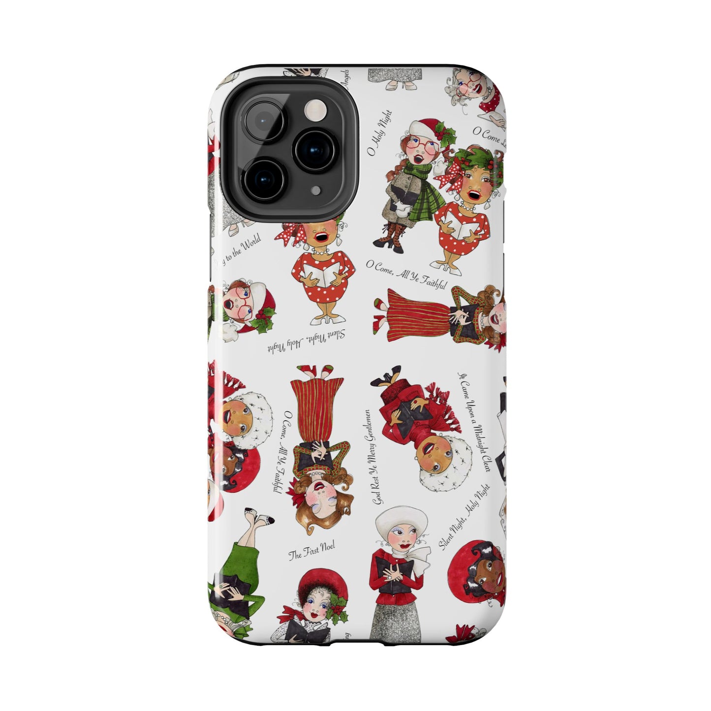 Tossed Carolers Phone Case