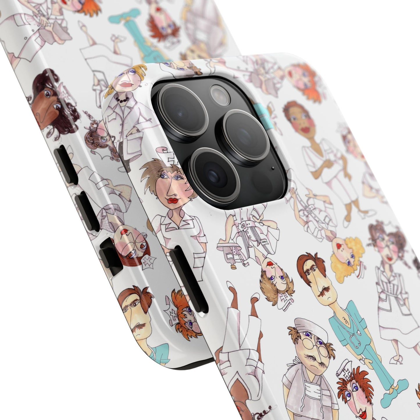 Happy Staff White Phone Case