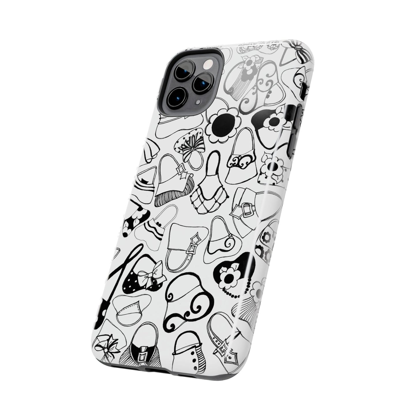 Handbags White / Black Phone Case