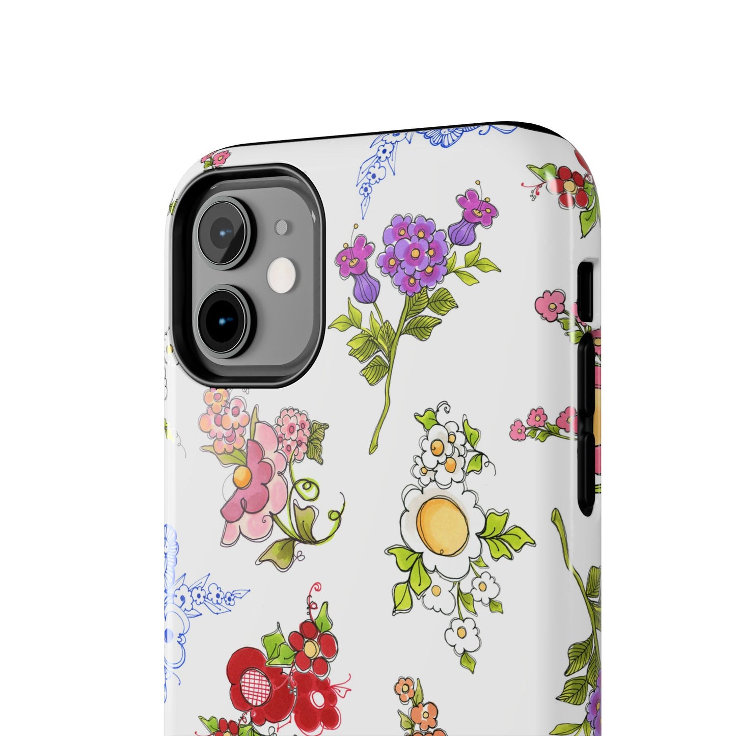 Mixed Bouquets White Phone Case