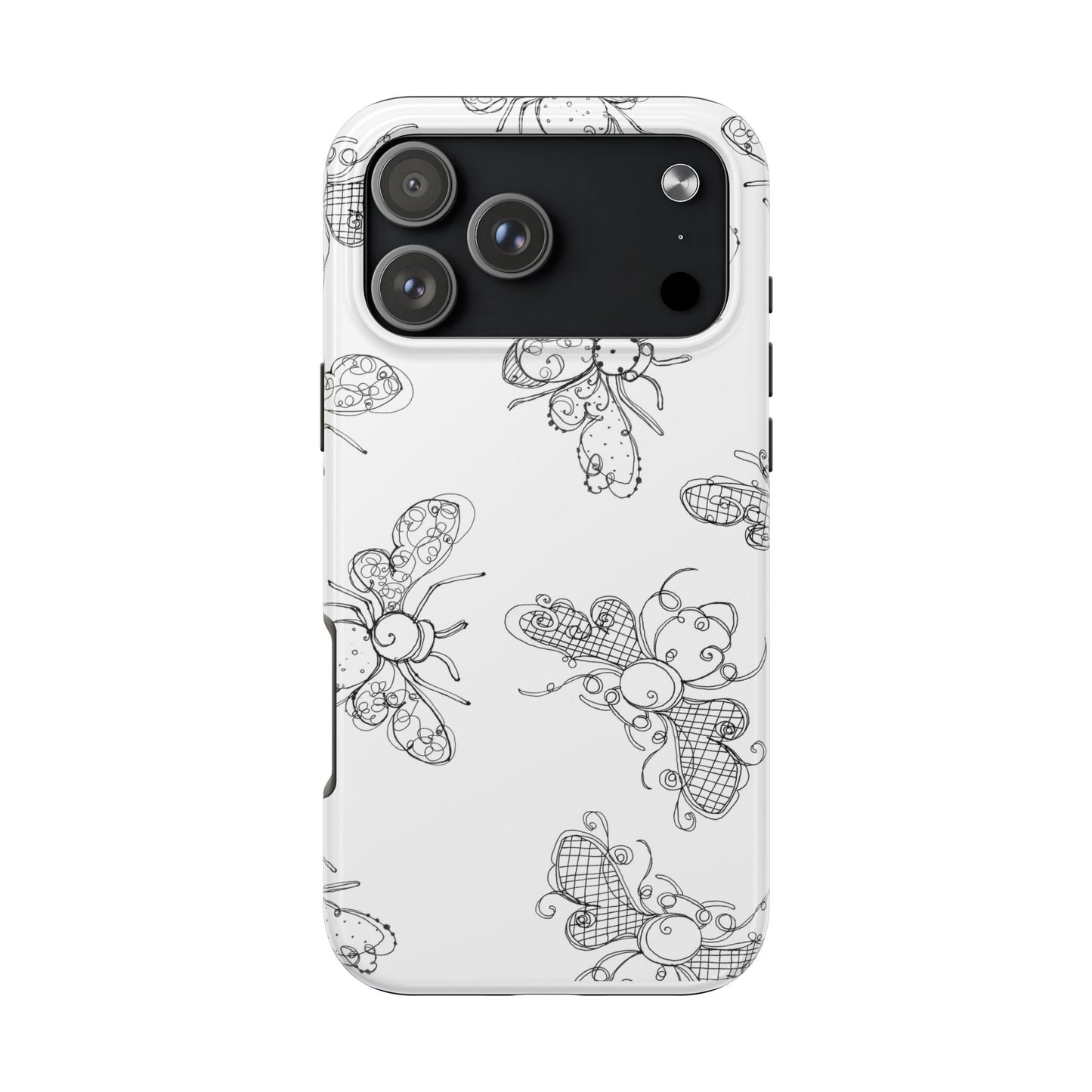 Busy Bees White Phone Case