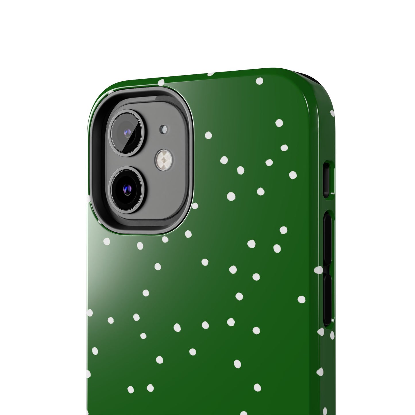 Dinky Dots Green / White Phone Case