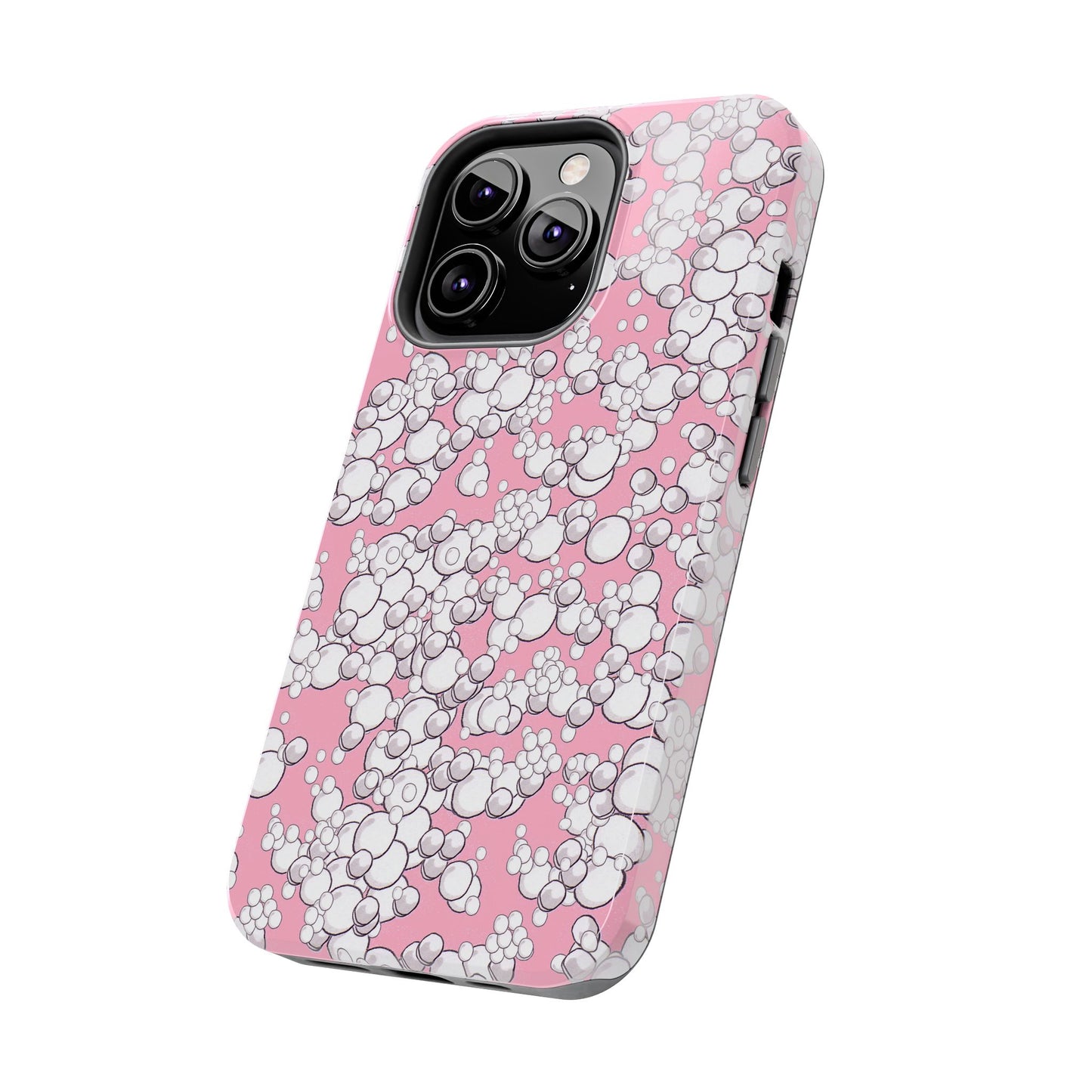 Bubble Dots Pink Phone Case