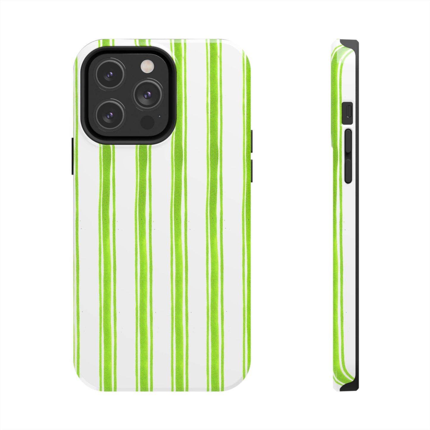 Awning Stripe Lime Phone Case