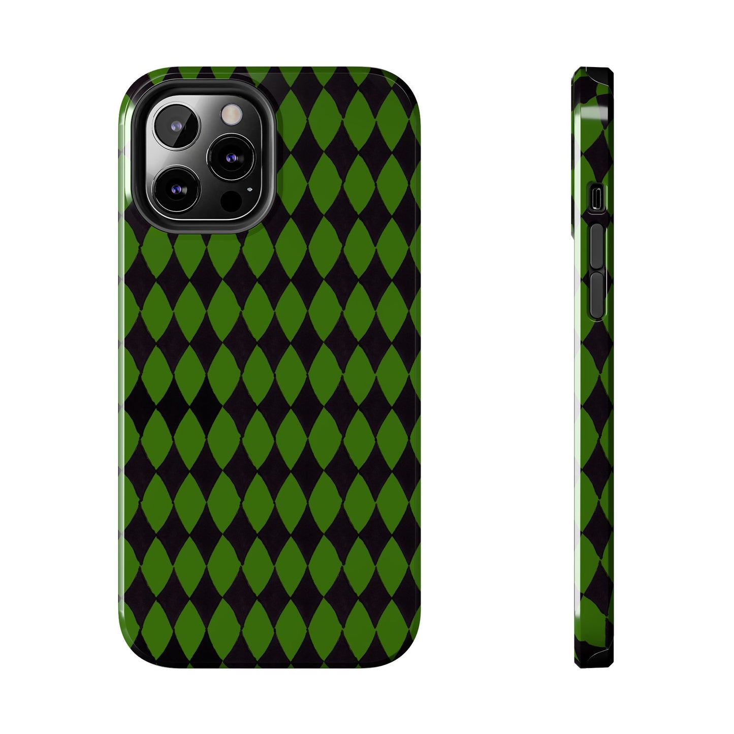 Diamond Green / Black Phone Case