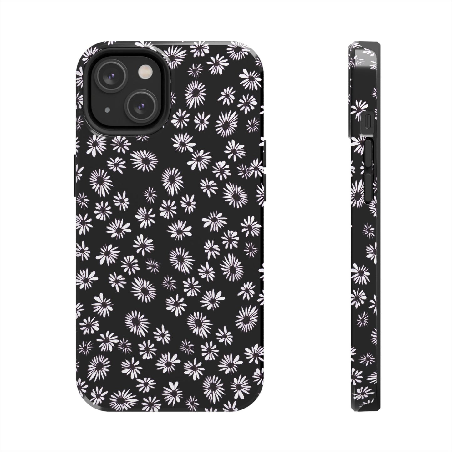 Random Daisy Black / White Phone Case