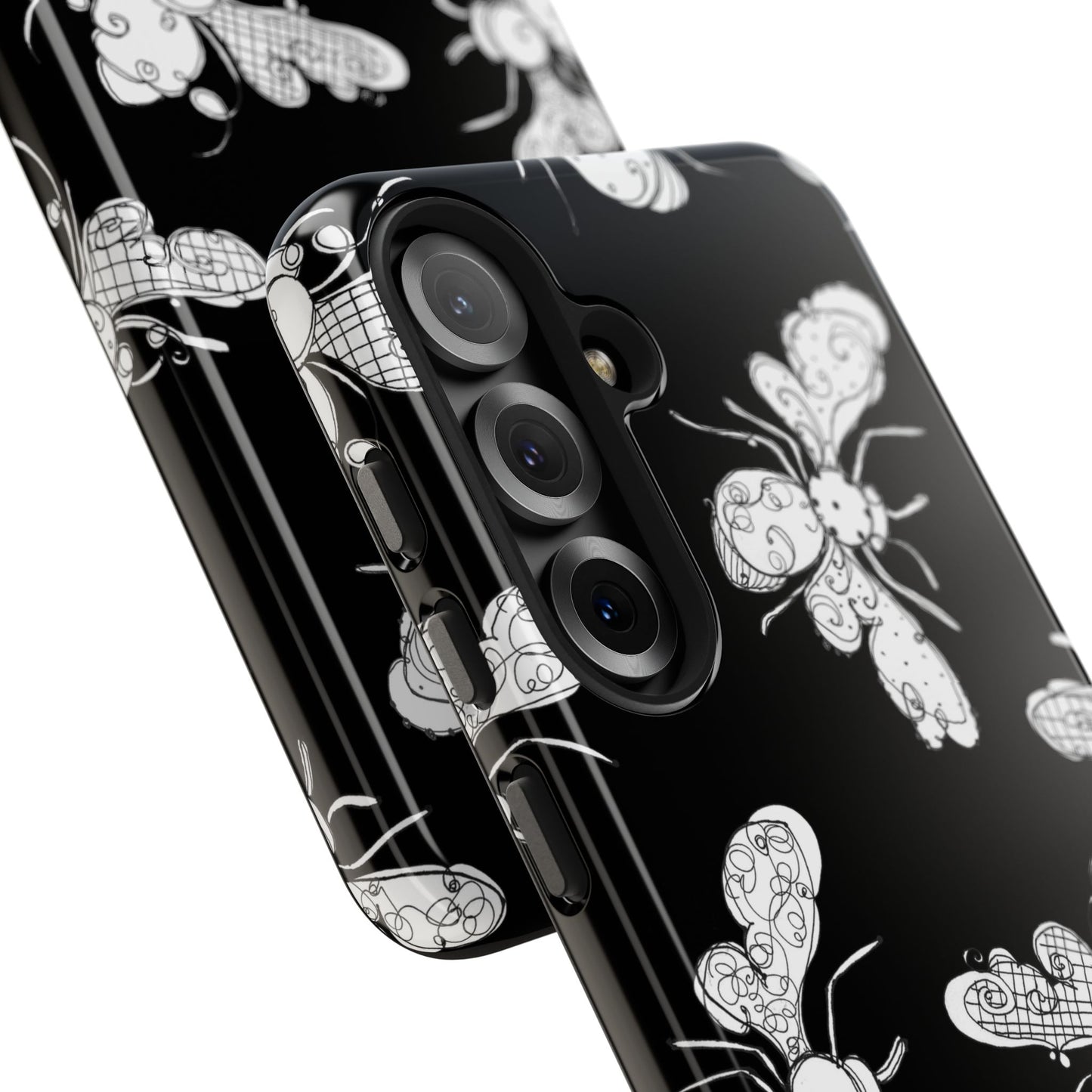 Busy Bee Black Phone Case