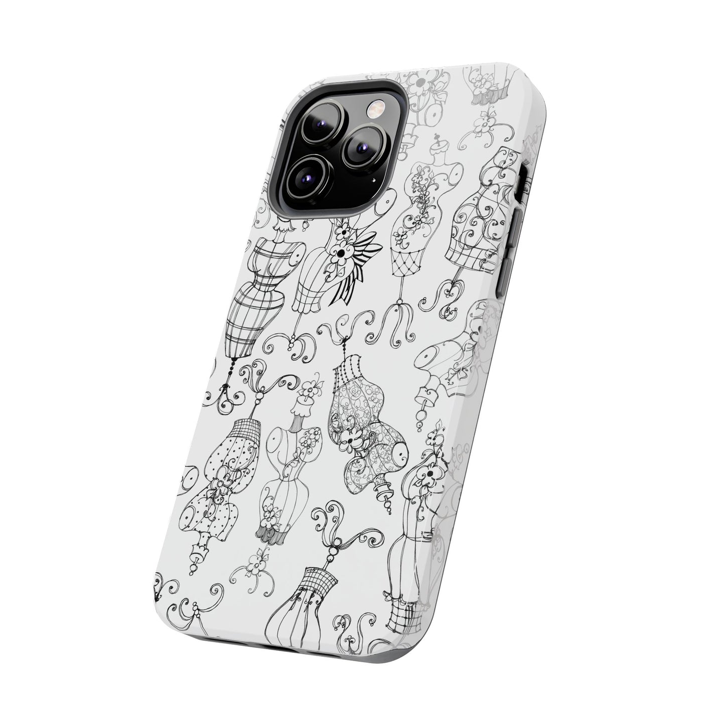 Mannequinique White / Black Phone Case