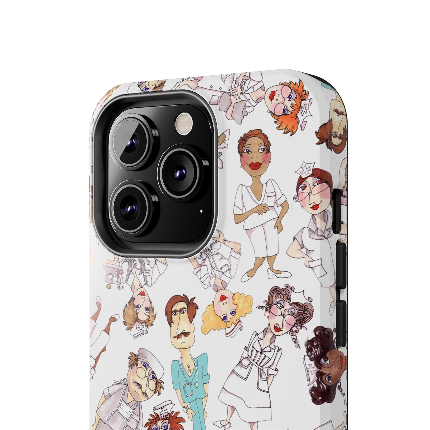 Happy Staff White Phone Case