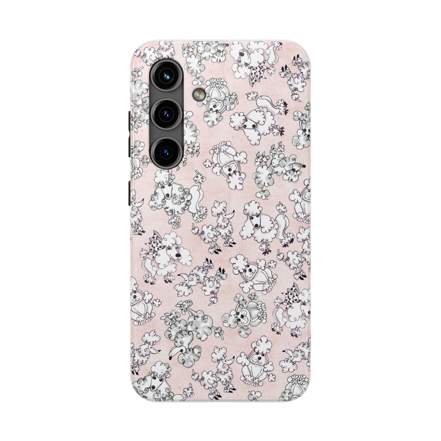Paris Poodles Pink Phone Case