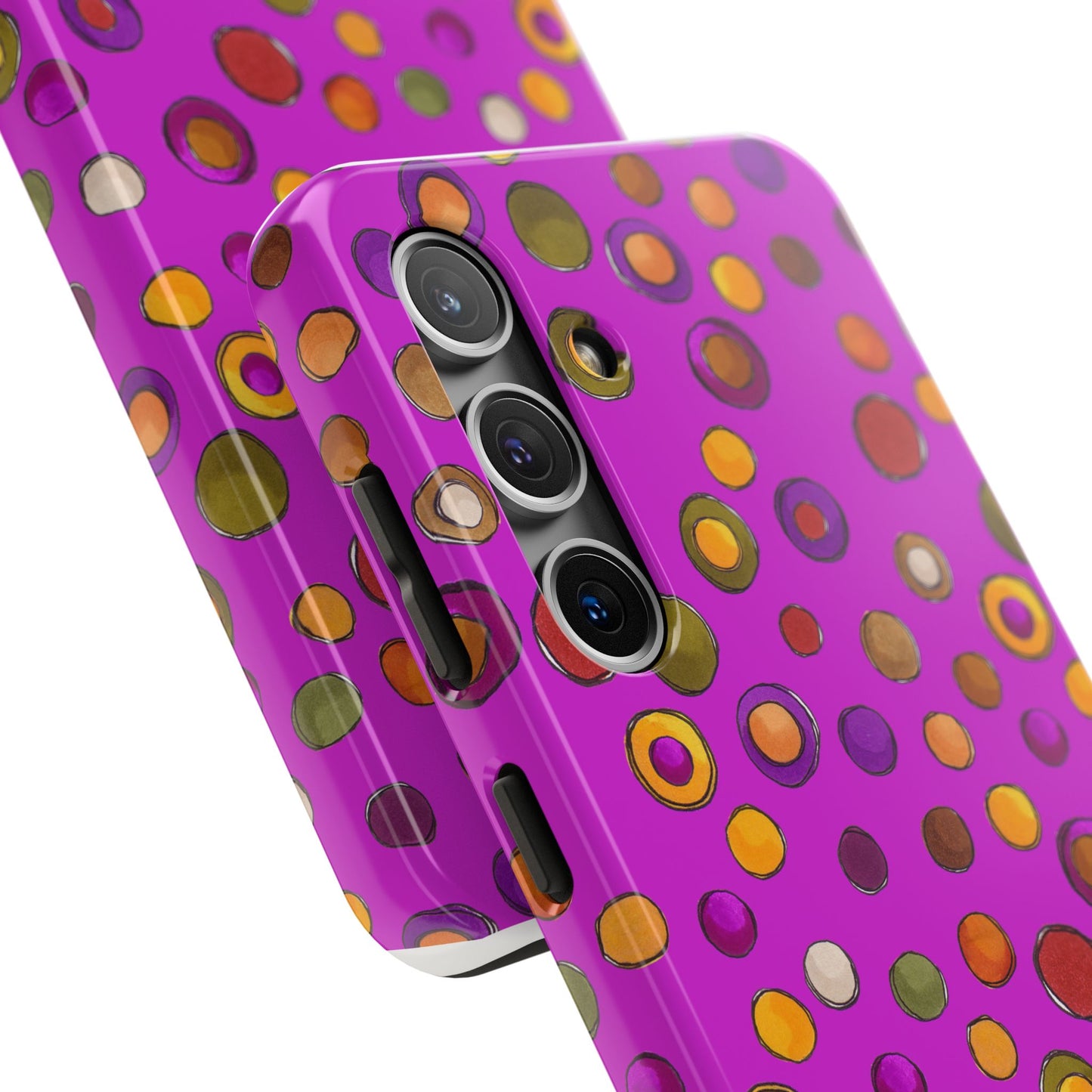 Double Dot Fuchsia Phone Case