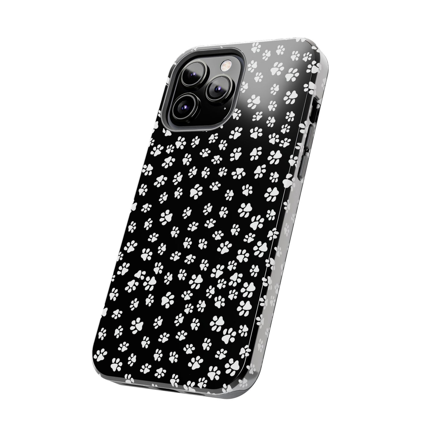 Little Paws Black / White Phone Case