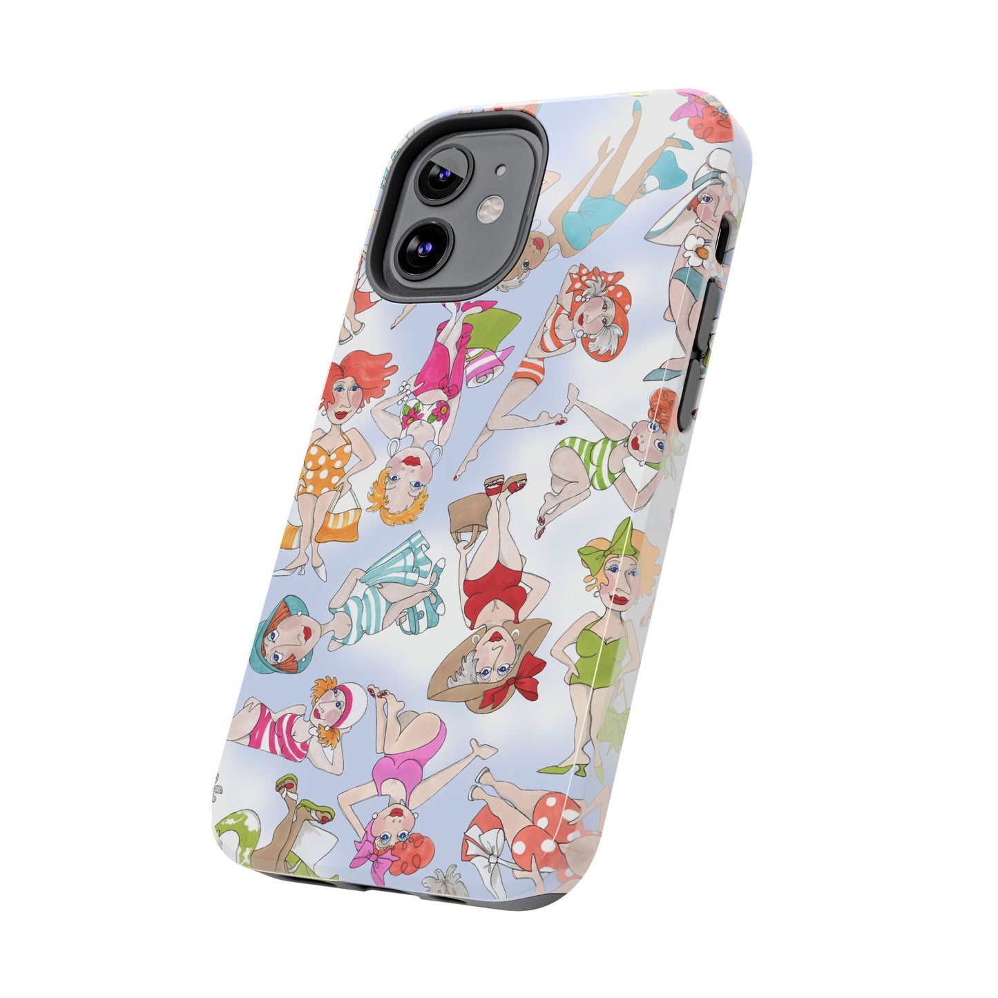 Tossed Fashionistas Phone Case