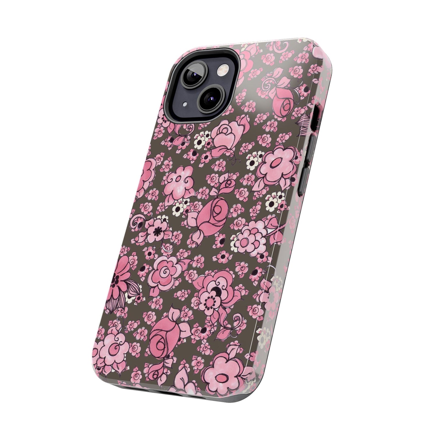 Profuse Posies Mocha Phone Case