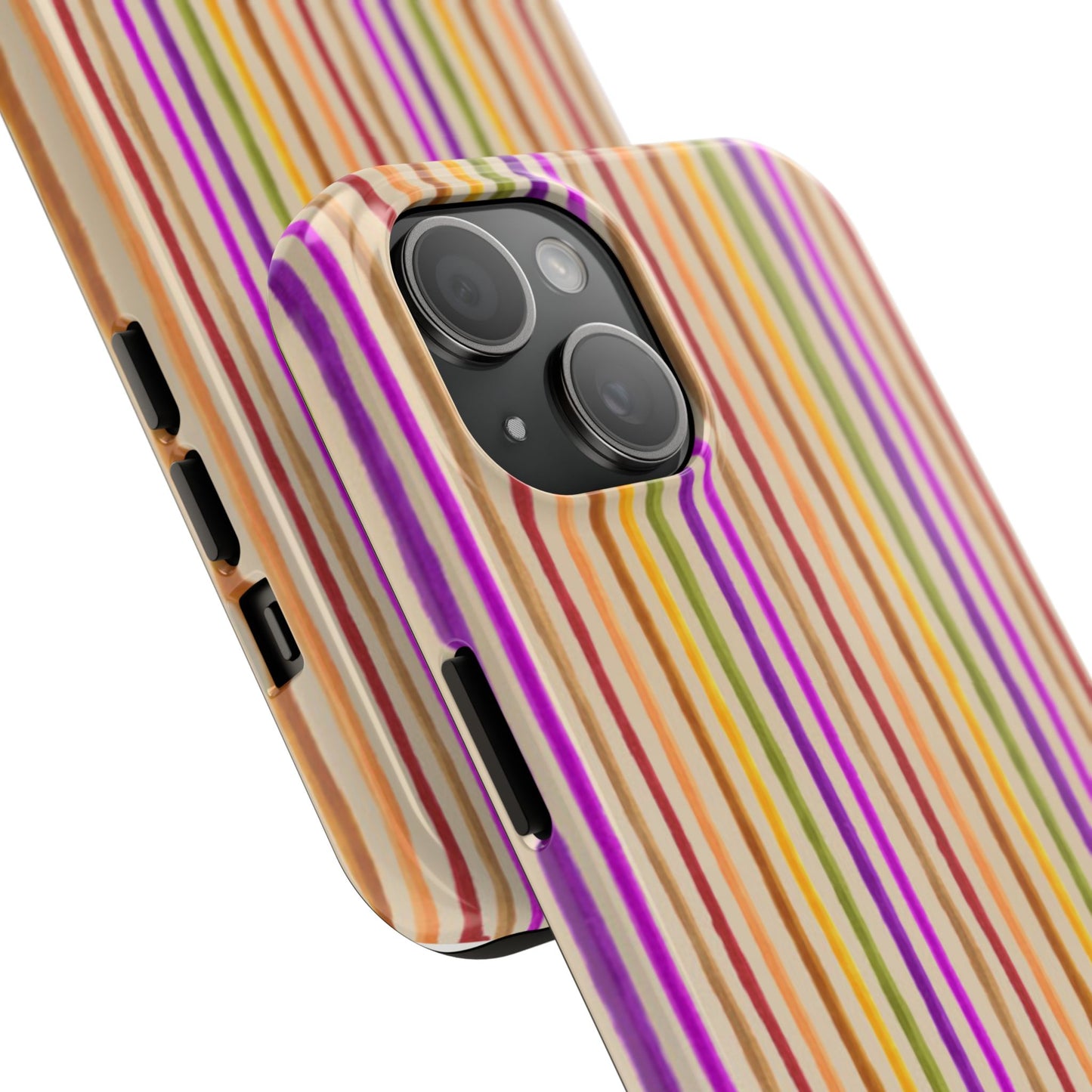 Spice Stripe Muslin Phone Case