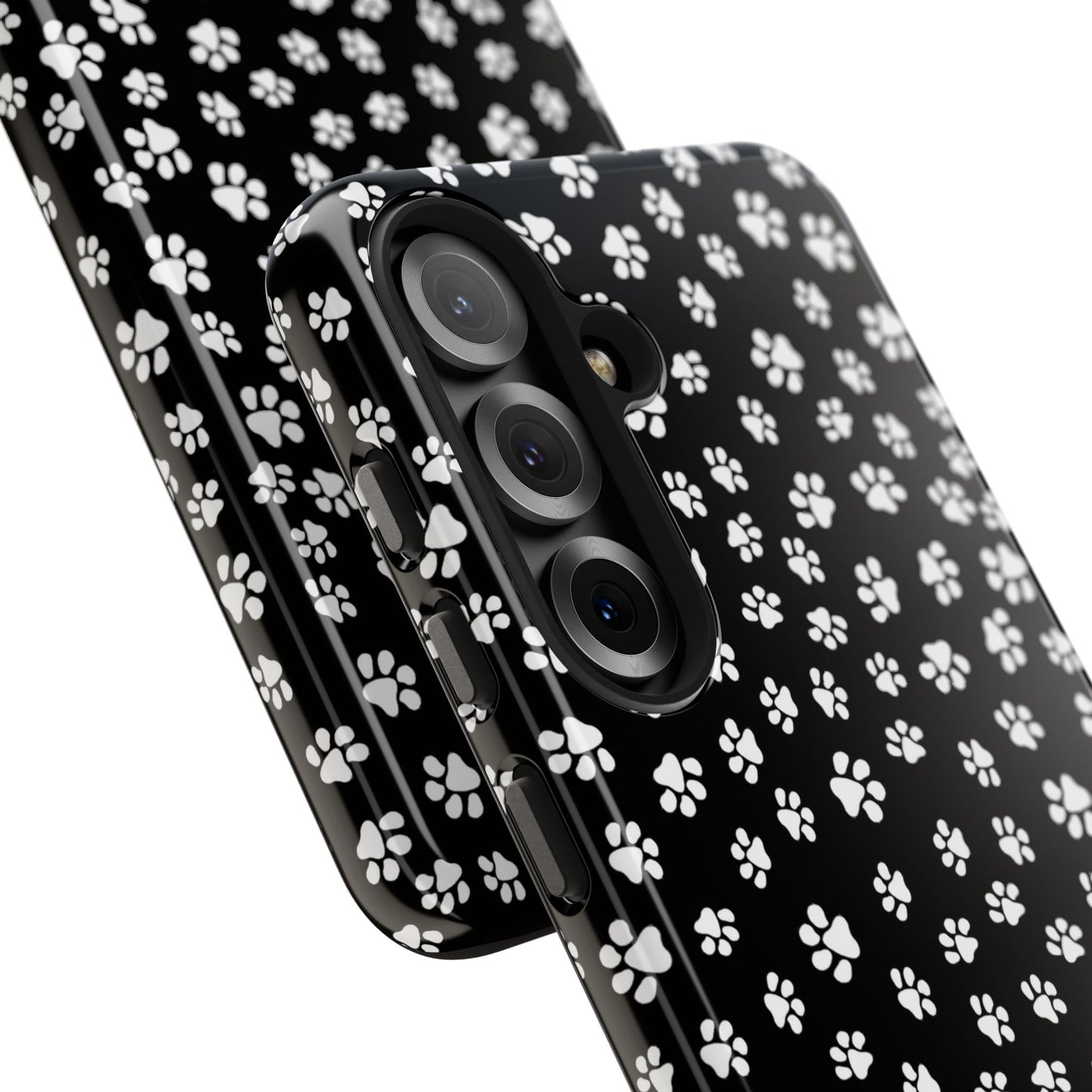 Little Paws Black / White Phone Case