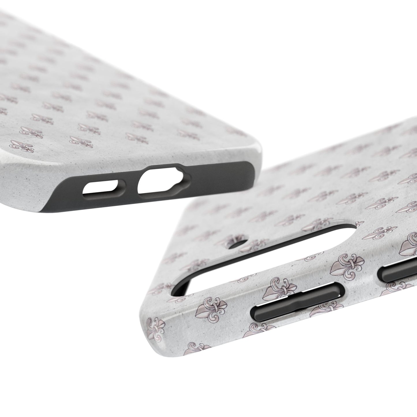 Fleurs Silver Phone Case
