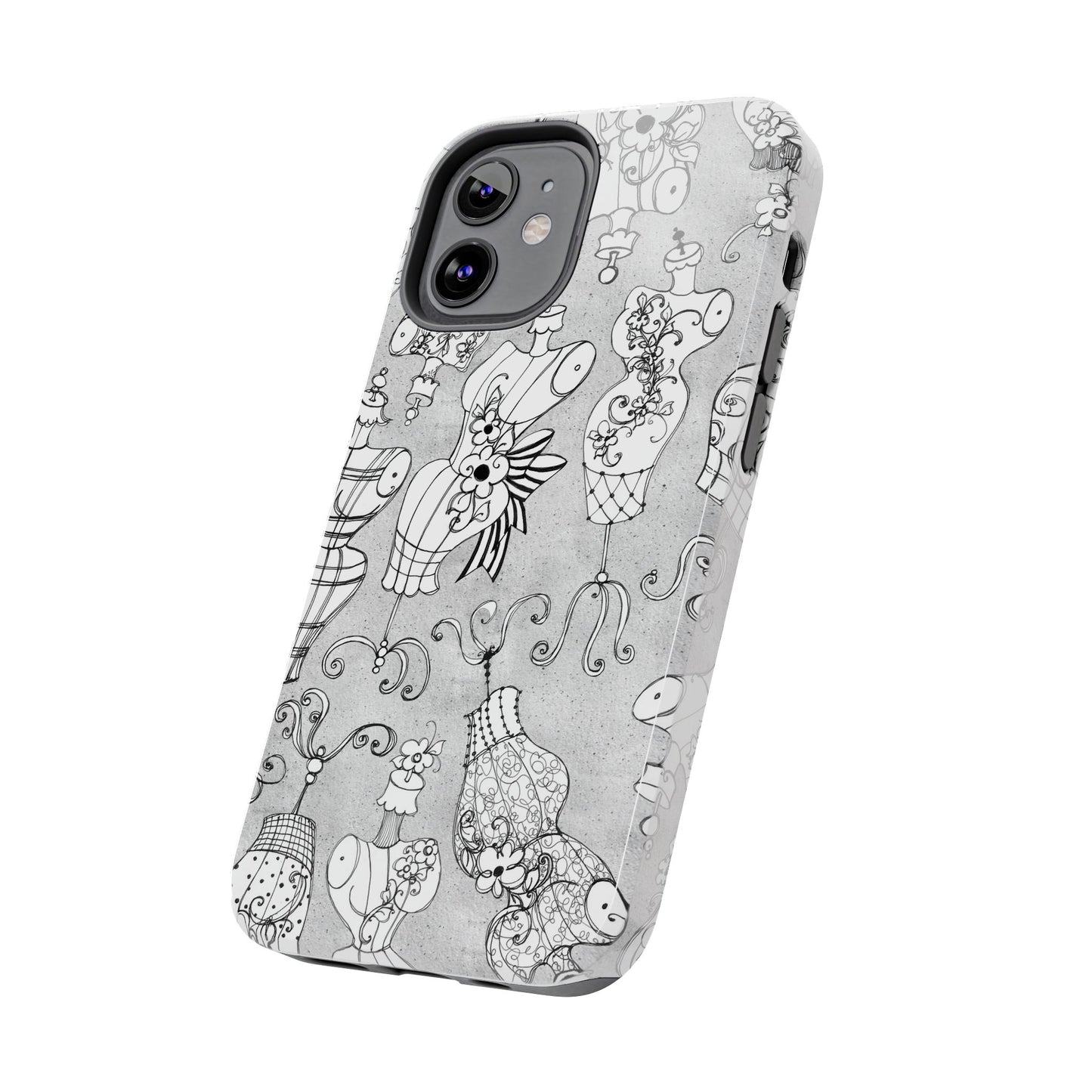 Mannequineque Silver Phone Case