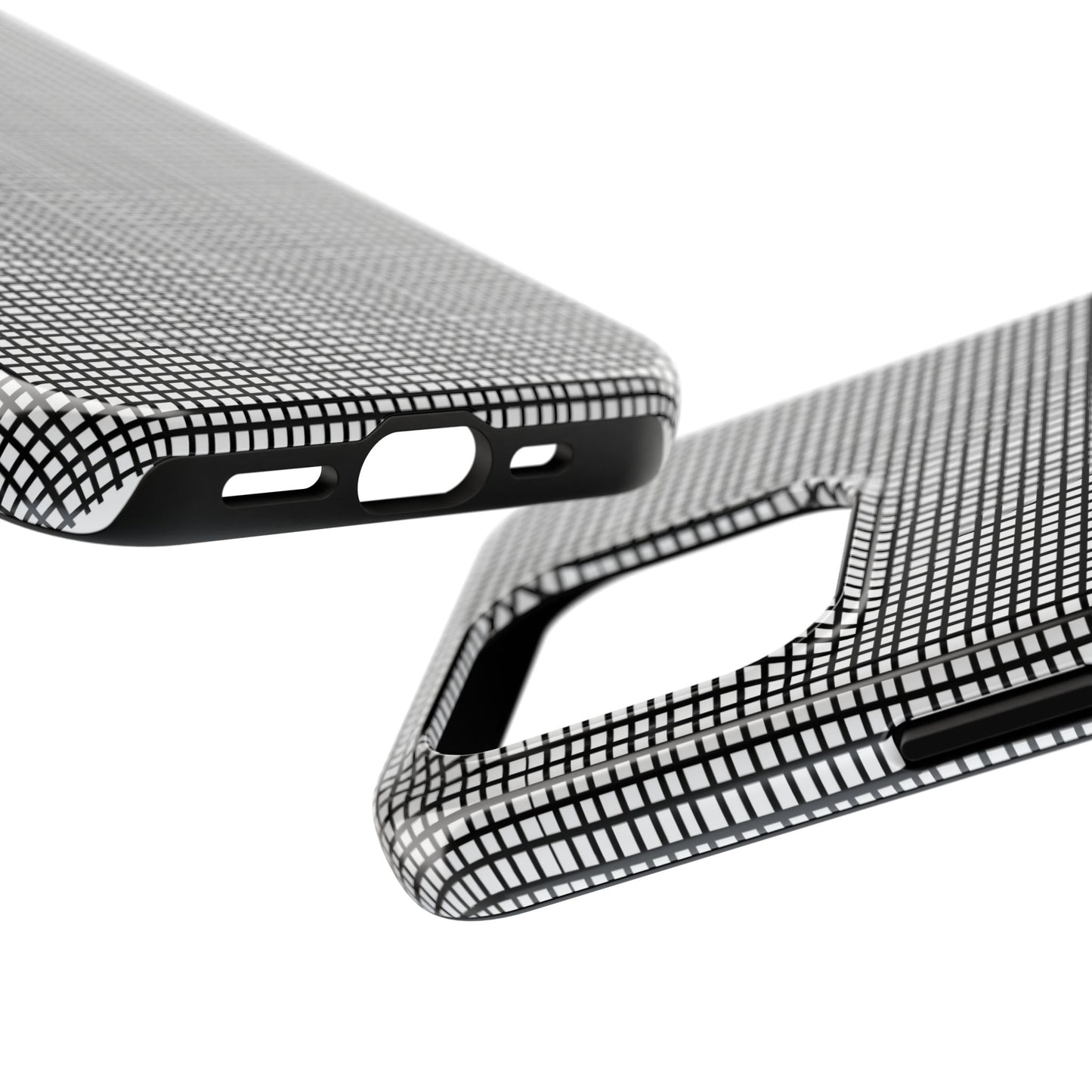 Window Pane White / Black Phone Case
