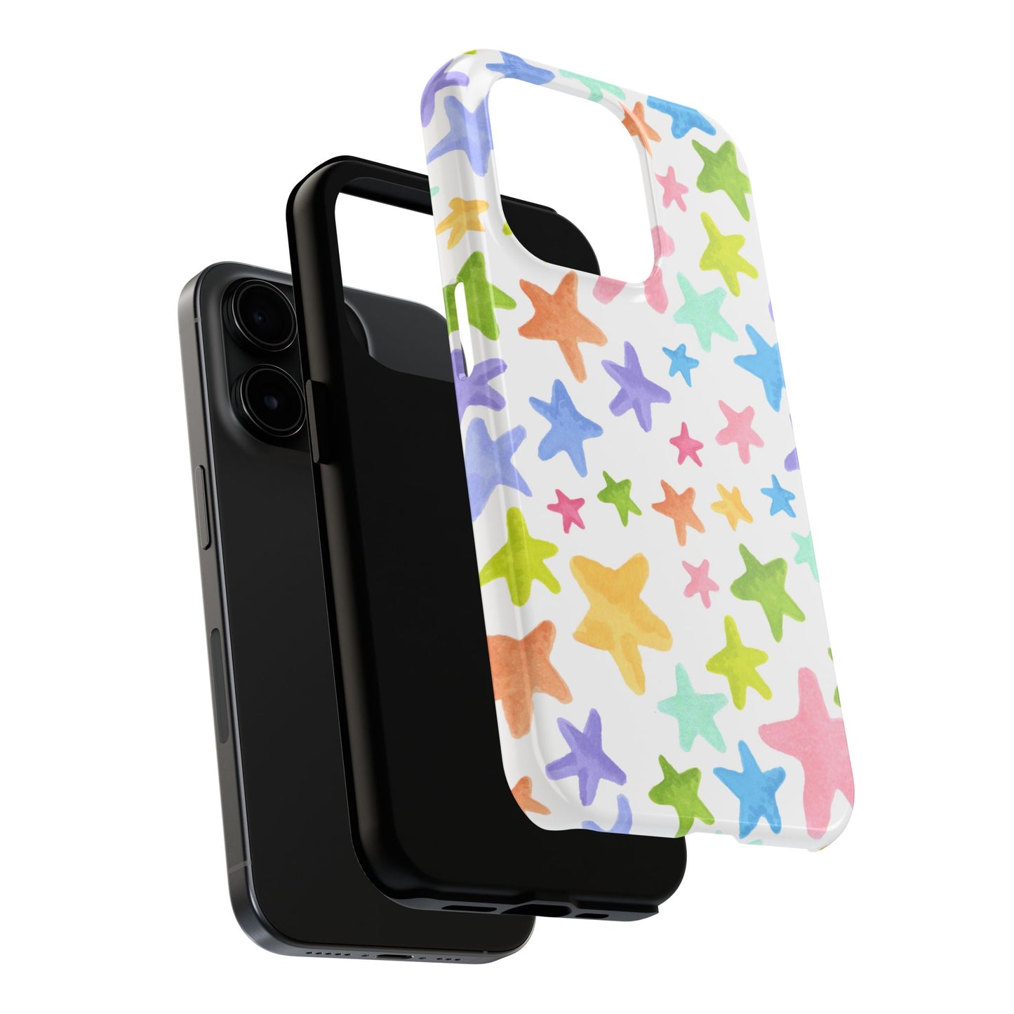 Happy Stars White Phone Case