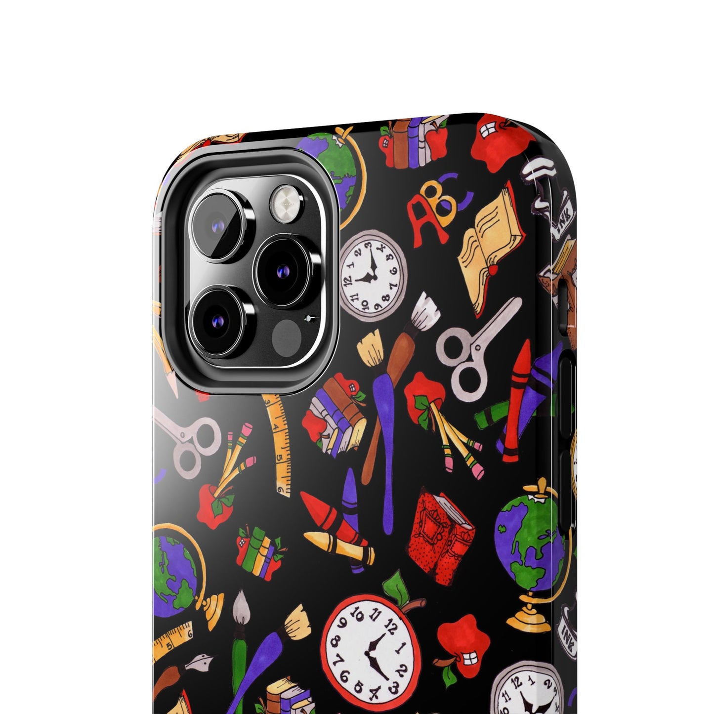 School Stuff Black Phone Case