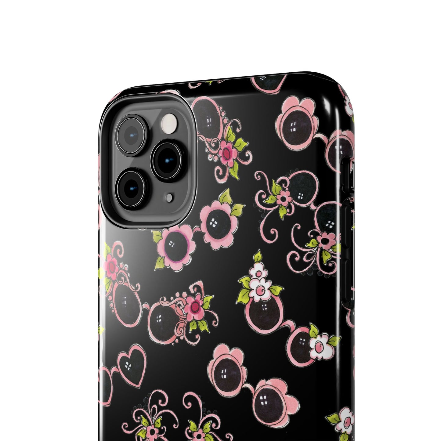 Tossed Shades Black Phone Case