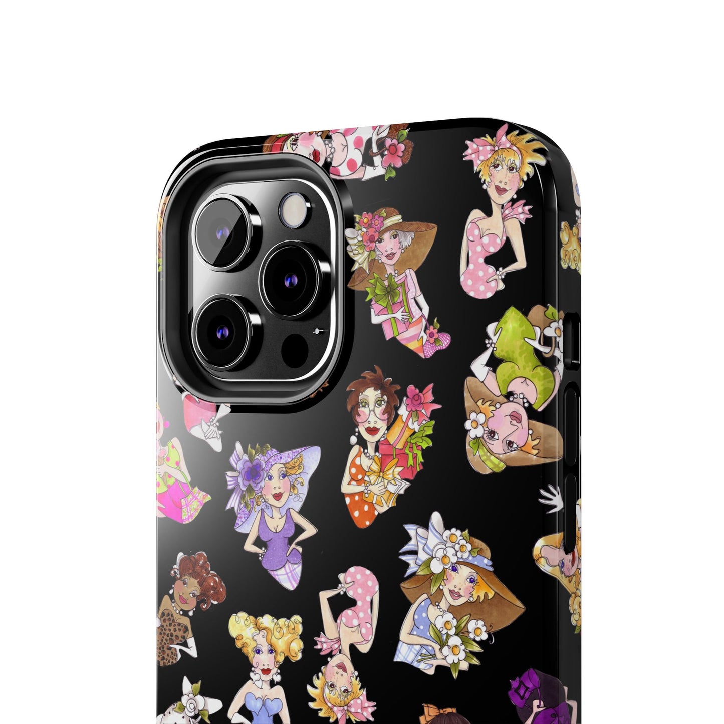 Fast Women Tossed Black Phone Case