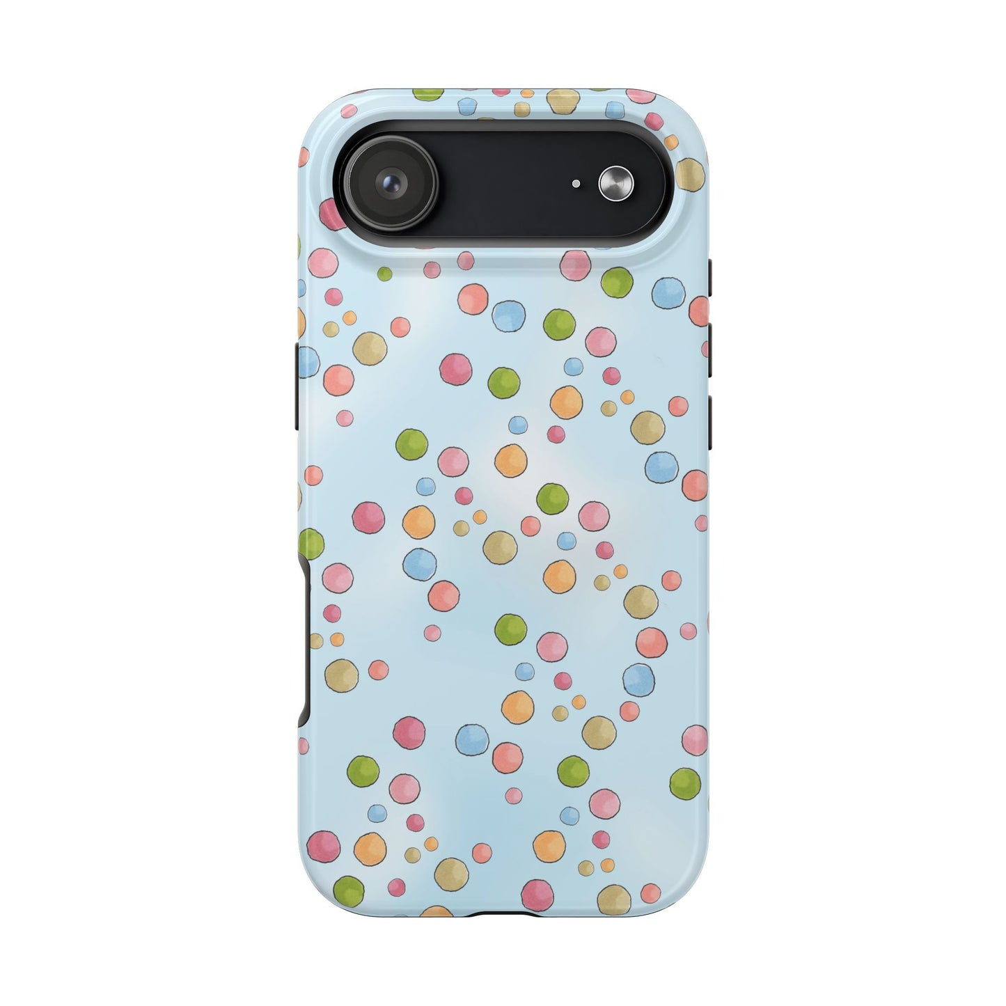 Clown Dots Blue Sky Phone Case