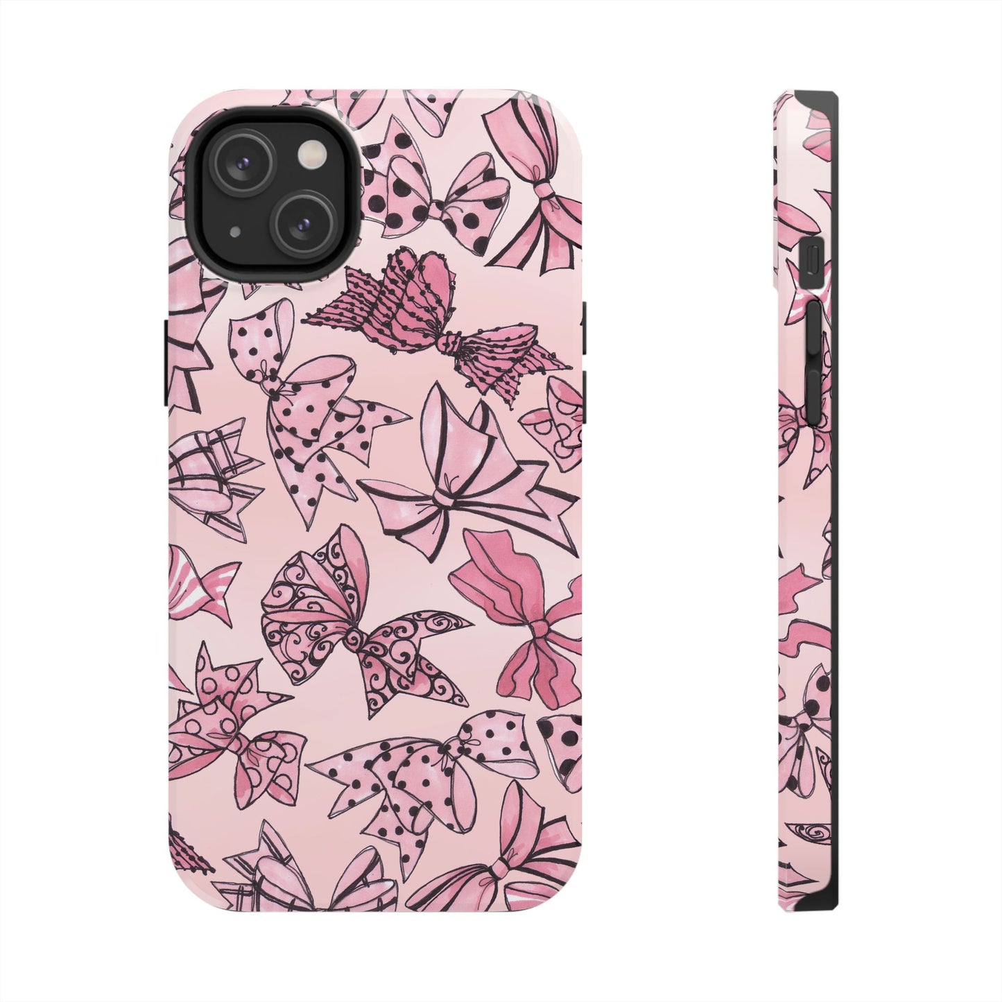 Blushing Bows Pink Sky Phone Case