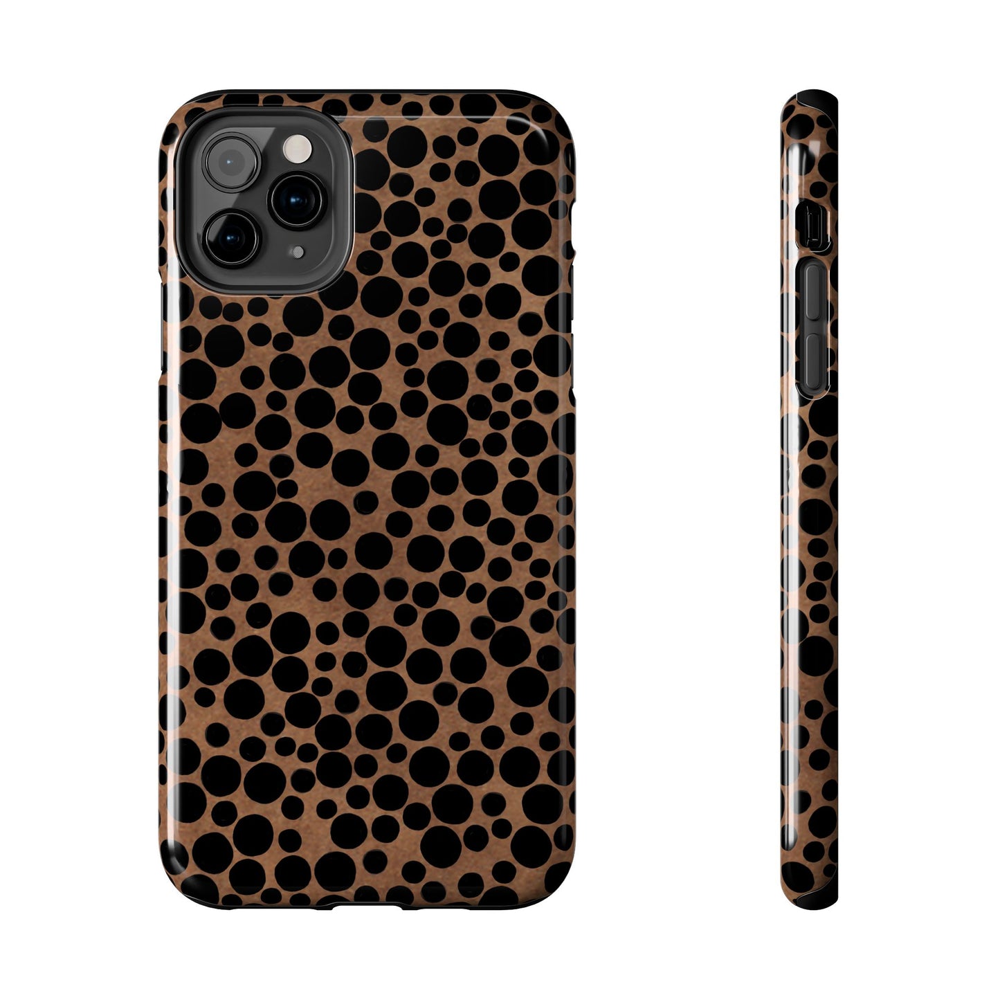 Felt Dots Caramel Phone Case
