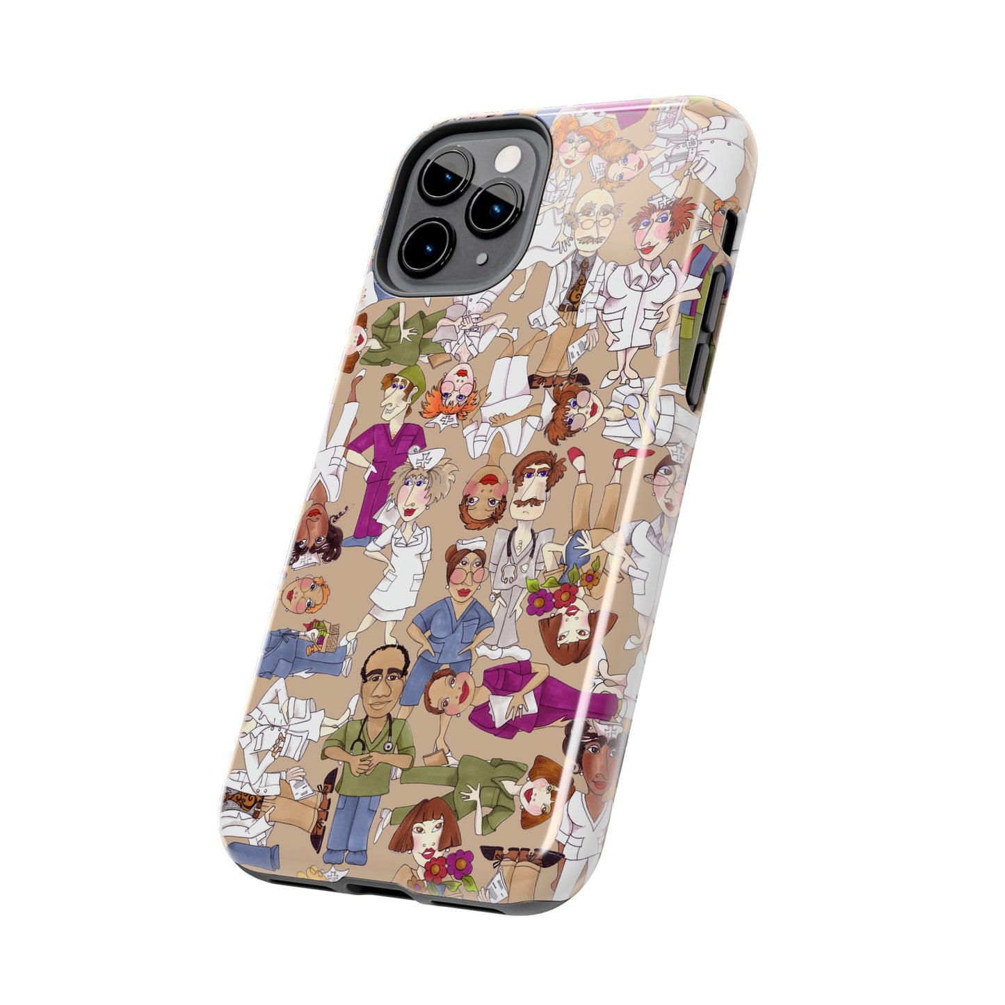 Diverse Nurse Khaki Phone Case