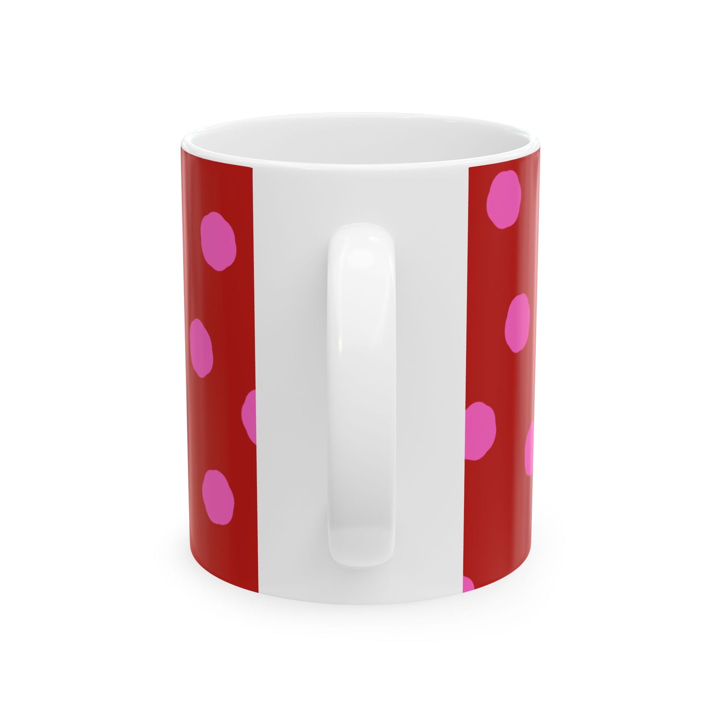 Jumbo Dots Red / Pink Cup