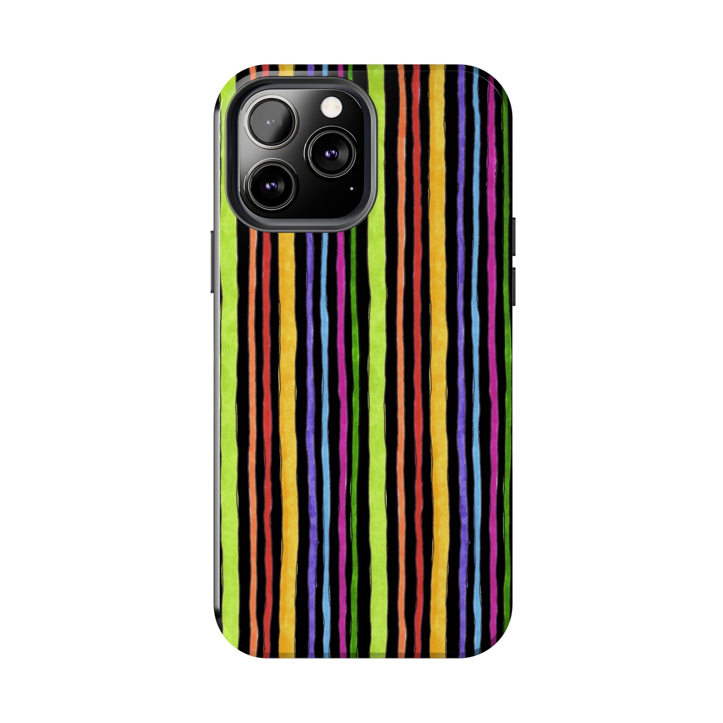 Stripe Fancy Black Phone Case