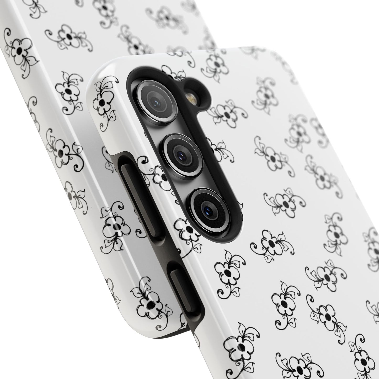 Favorite Daisies White / Black Phone Case